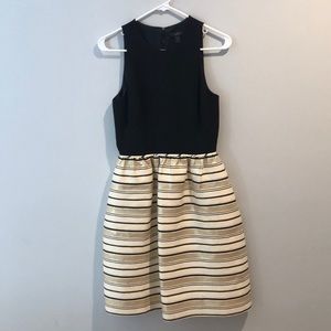 J.Crew Metallic Bubble Skirt Dress